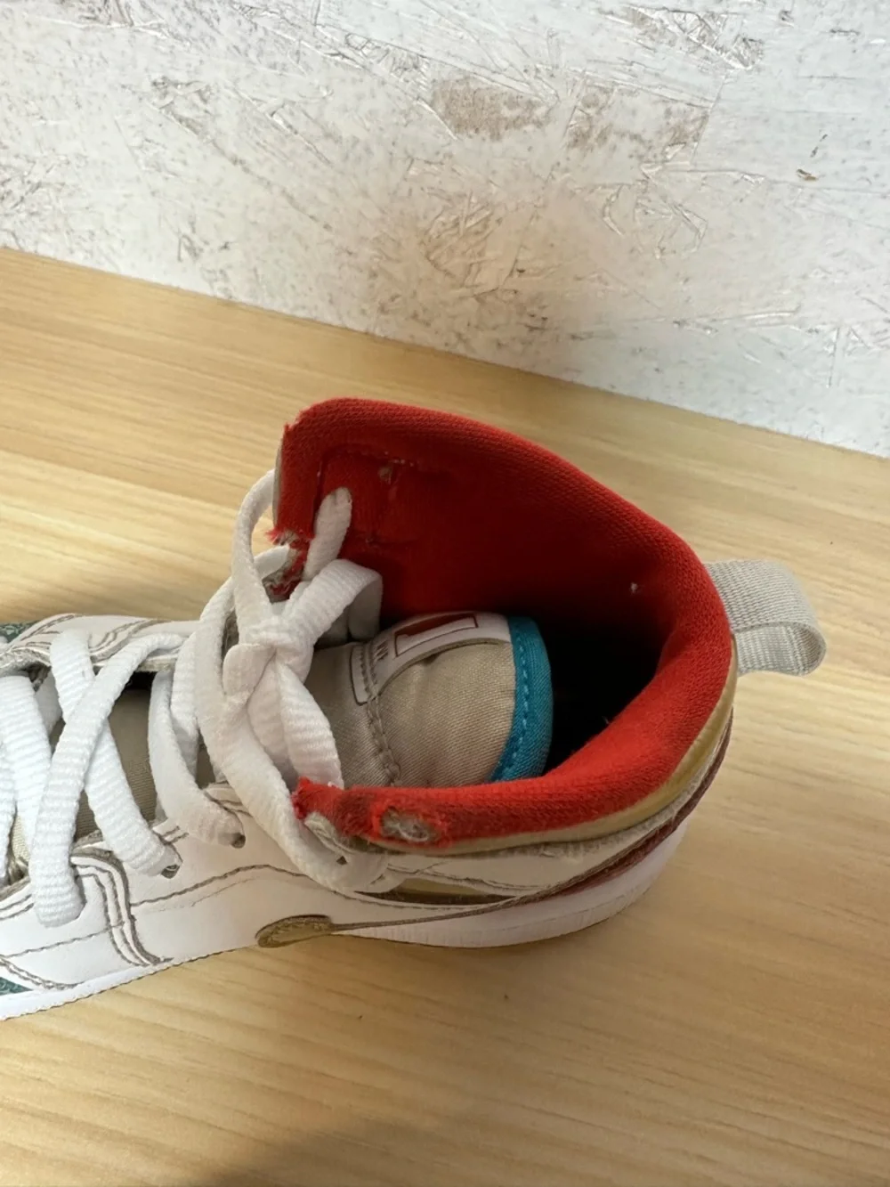 Nike Kids Air Jordan 1988 tribute sneakers “School Addition “ 11C - Picture 7 of 9